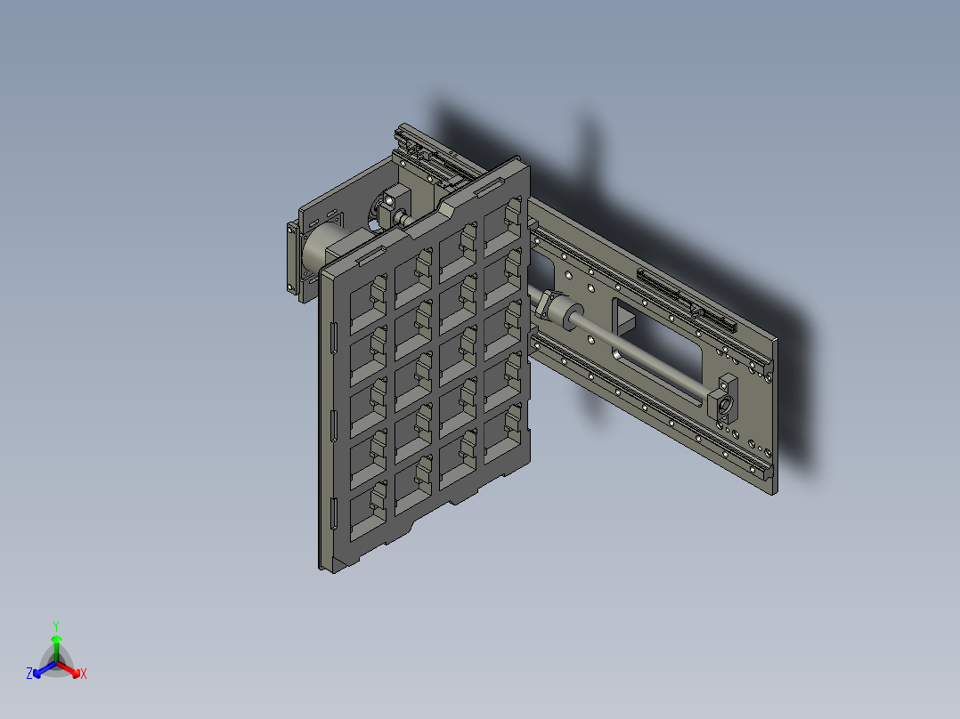 上下料升降组件主视图