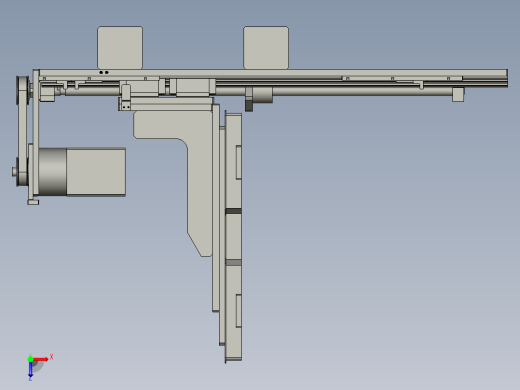 上下料升降组件俯视缩略图
