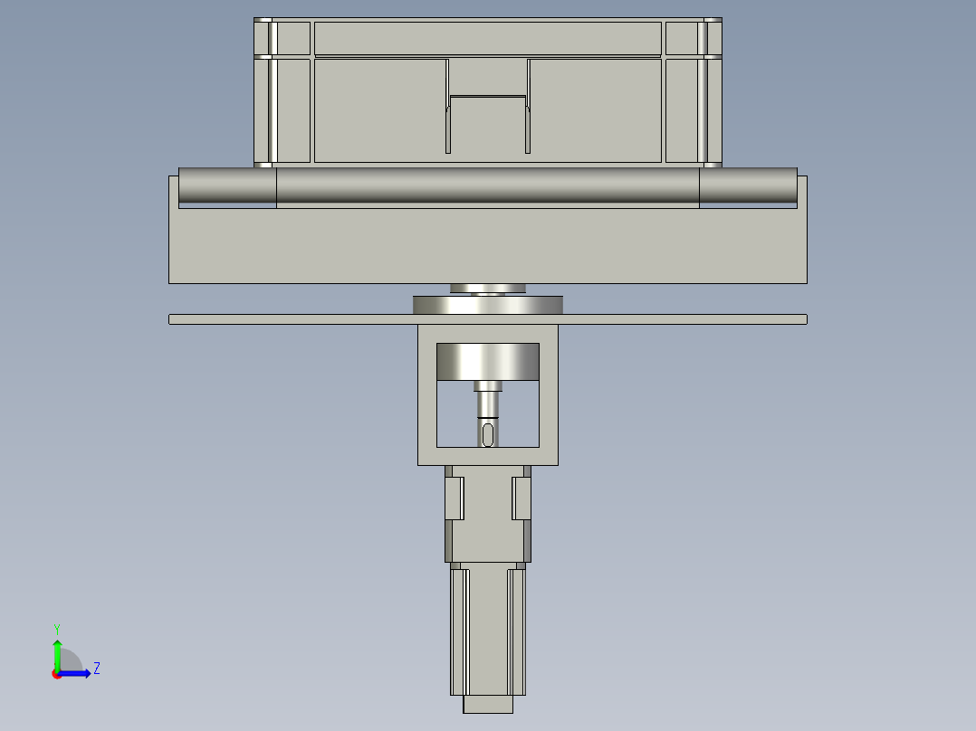 H-YL-0000-旋转部分组装体左视图
