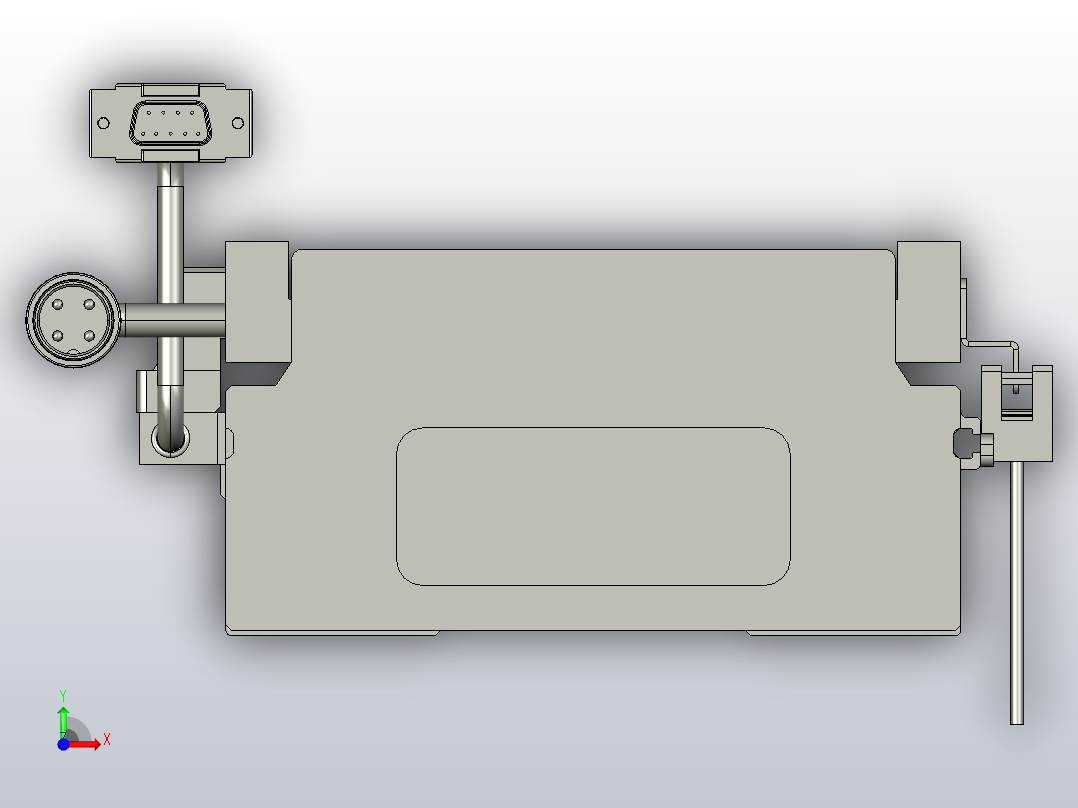 直驱直线电机轴TPA-LNP2-140-20C2-1-L2220-3-C-05-N3前视图