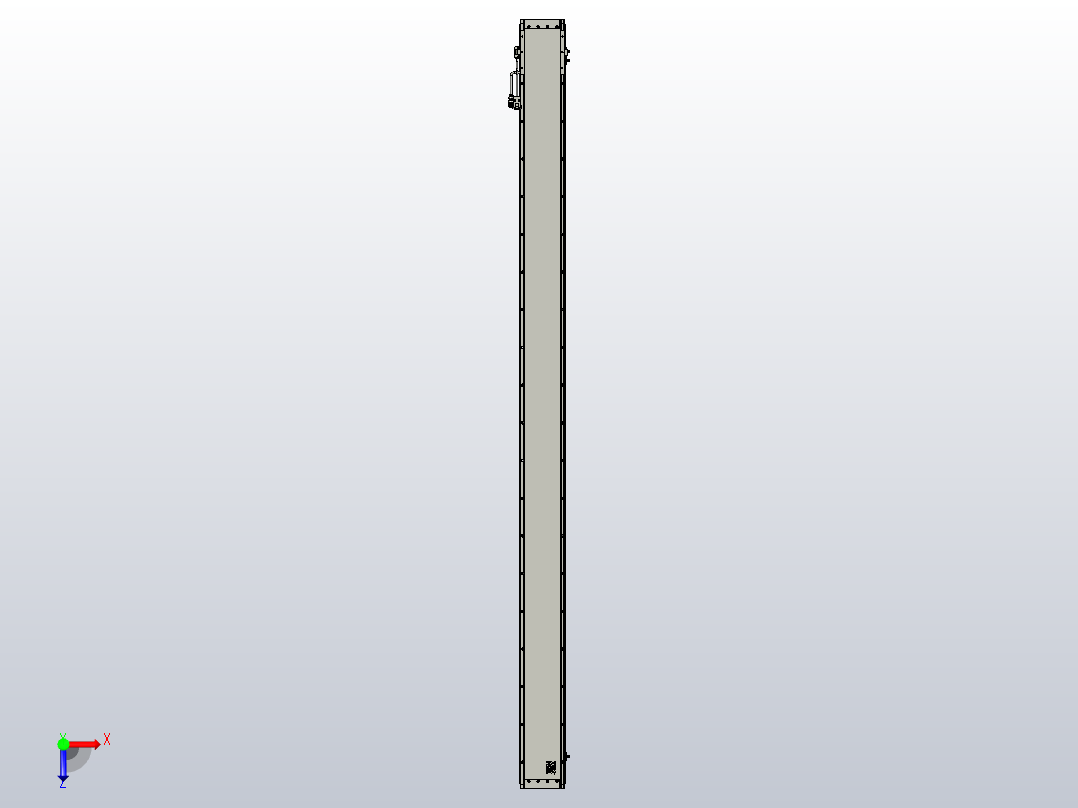 直驱直线电机轴TPA-LNP2-140-20C2-1-L2220-3-C-05-N3俯视图