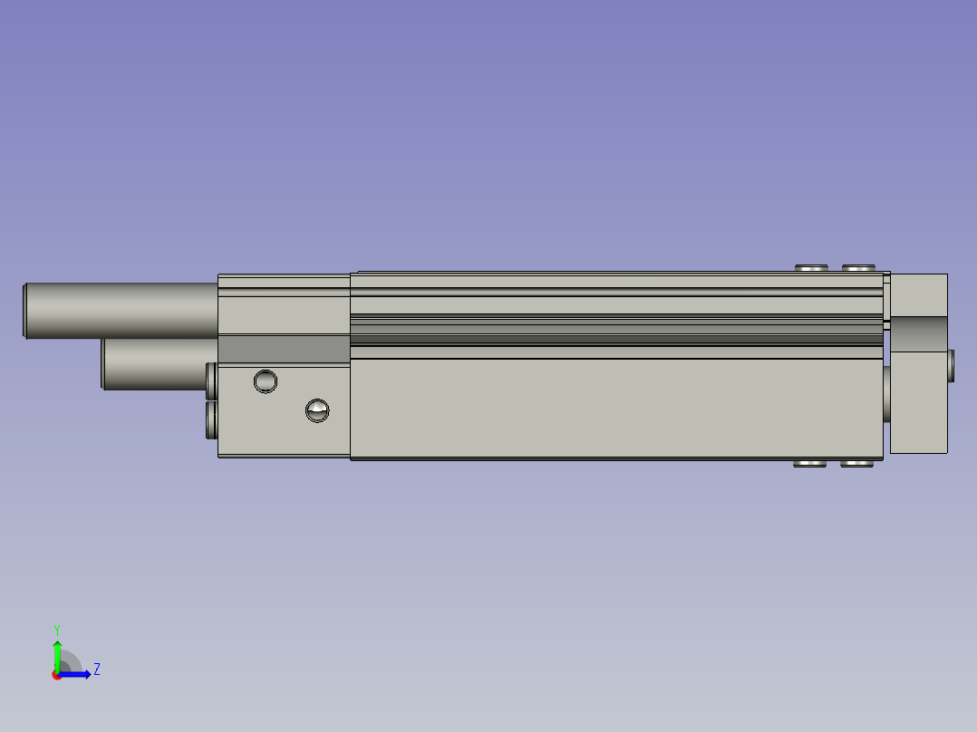 滑台气缸DGSL-16-40-PAFESTO左视图