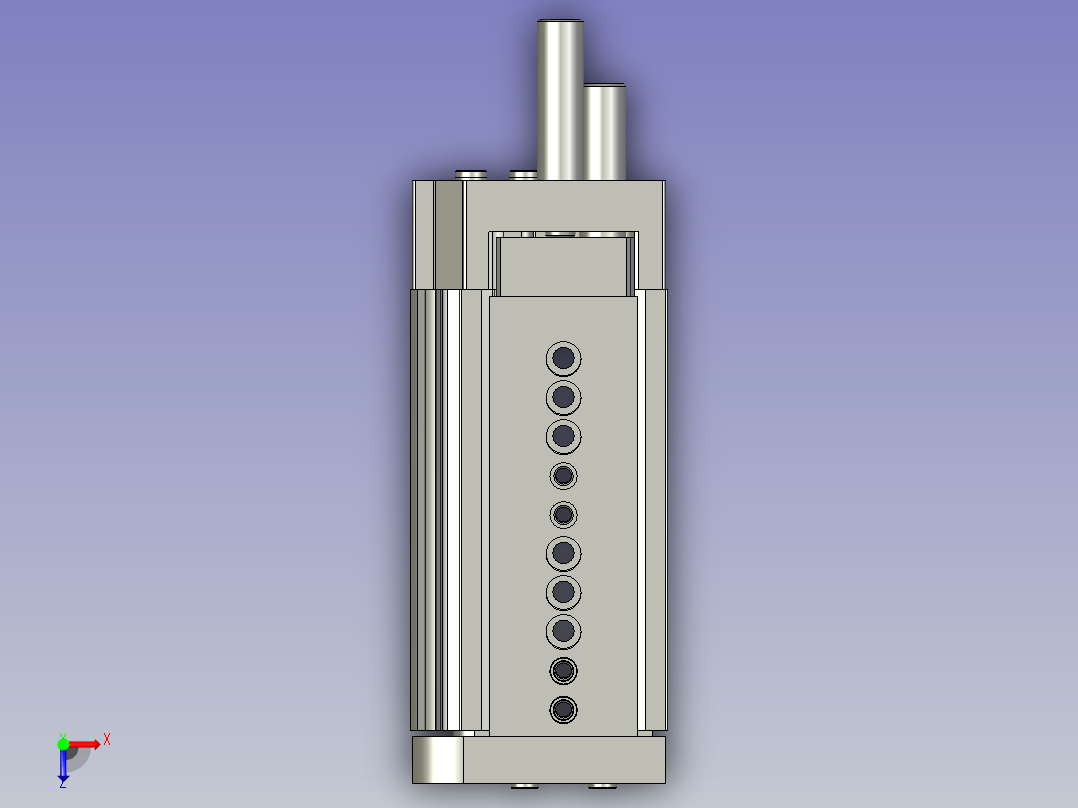 滑台气缸DGSL-16-40-PAFESTO俯视图