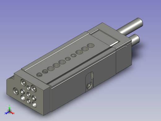 滑台气缸DGSL-16-40-PAFESTO正等轴测缩略图
