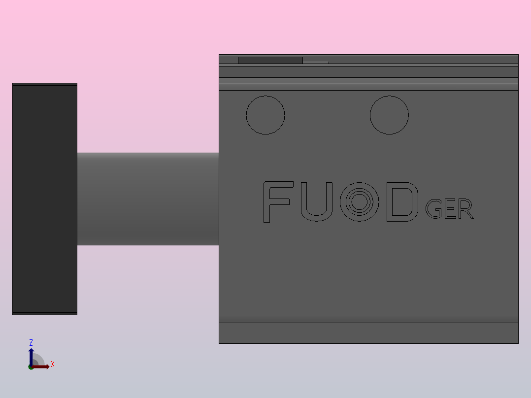 FS-MGP系列气缸[FS-MGPM100-50]右视图