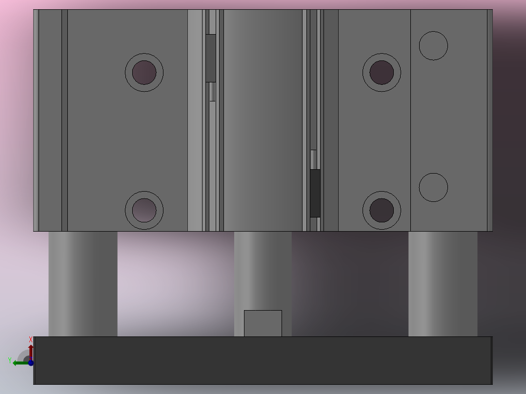 FS-MGP系列气缸[FS-MGPM100-50]俯视图