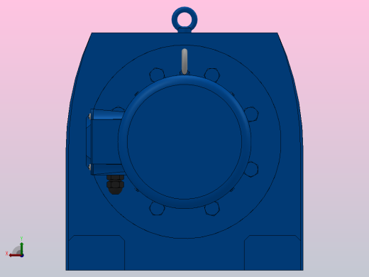 R167底脚轴伸式安装斜齿轮减速机R167-Y22-4P-180L-M1-0°后视缩略图