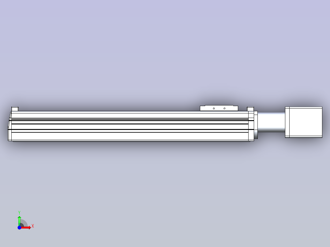 SMN35-ME配步进电机模组[SMN35-200L-ME]前视图