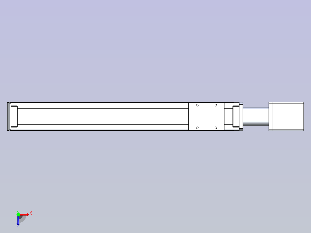 SMN35-ME配步进电机模组[SMN35-200L-ME]俯视图