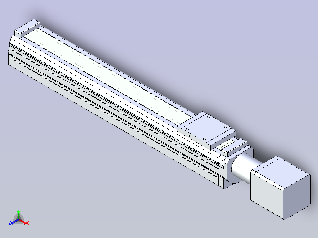 SMN35-ME配步进电机模组[SMN35-200L-ME]正等轴测图