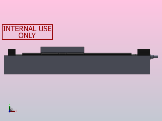 丝杆滑轨模组线性运动轴前视缩略图