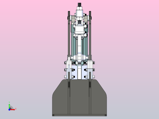垂直气动压力夹前视缩略图