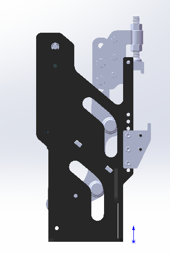 垂直气动压力夹