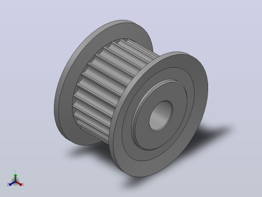 圆孔标准型圆弧形齿同步带轮2GT型_S2GTHC-26-9-dc5-A