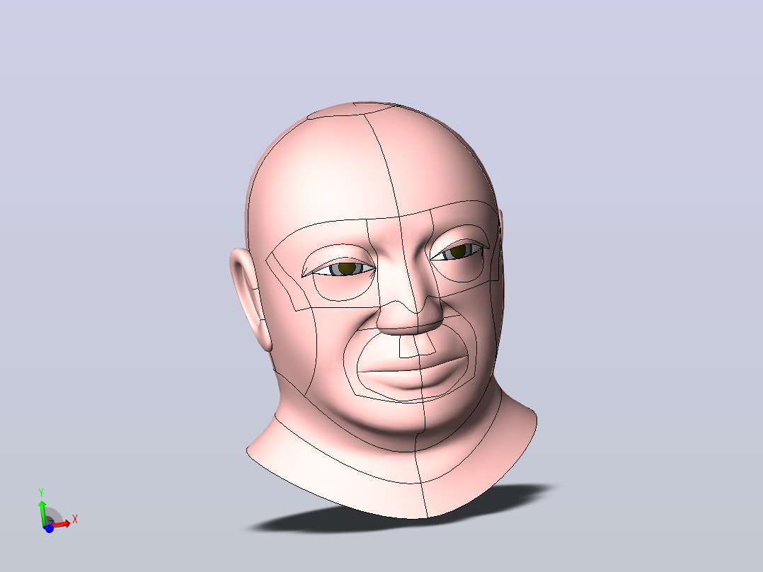 3D打印模型：小黄人+光头主视图