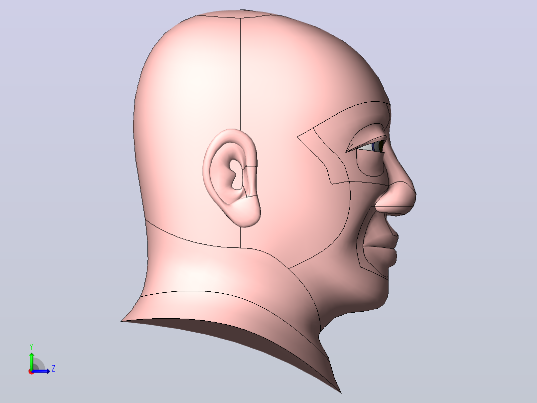 3D打印模型：小黄人+光头左视图