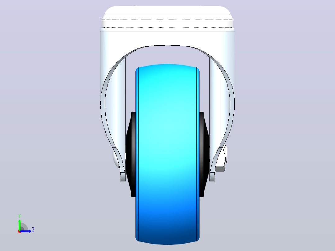 Wheel-5810000433DS-Swede-Wheel脚轮左视图
