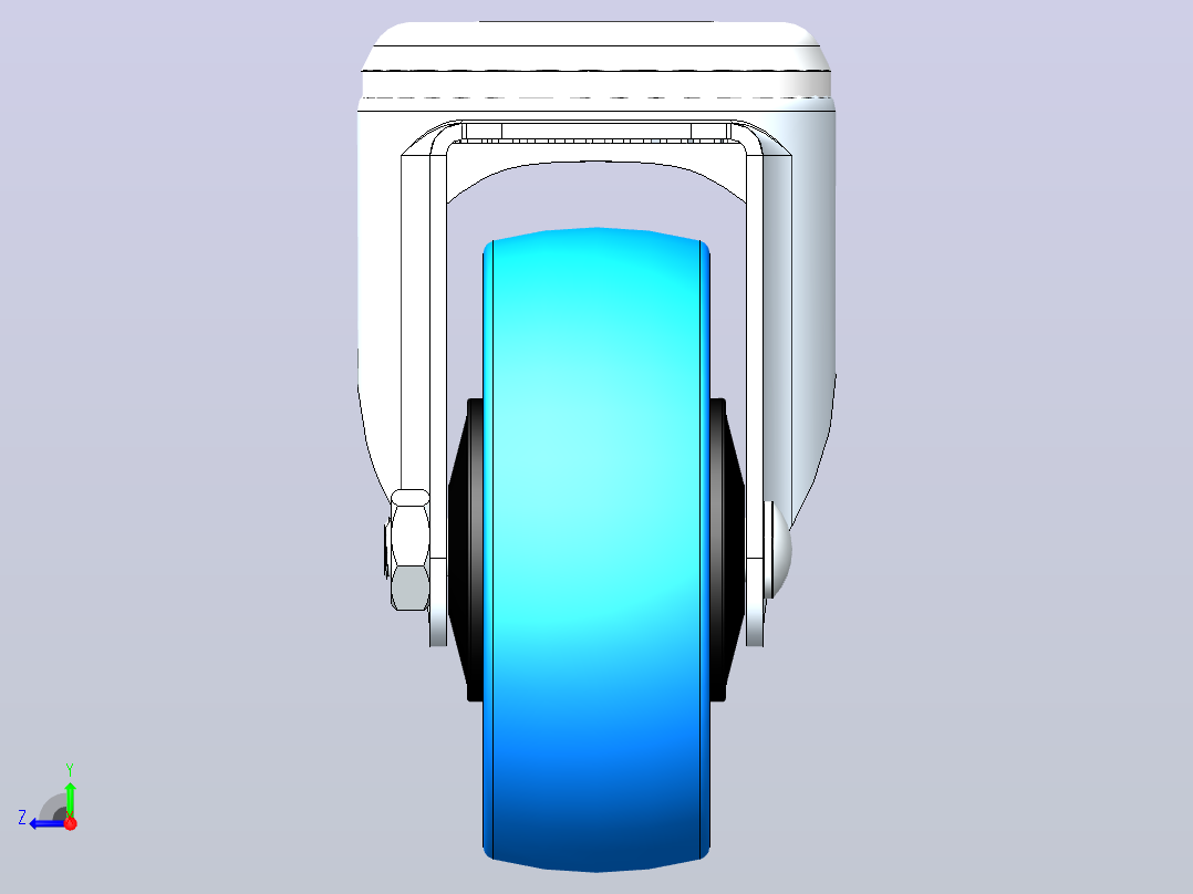 Wheel-5810000433DS-Swede-Wheel脚轮右视图