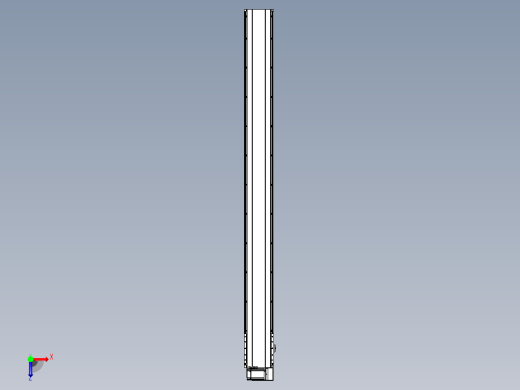 皮带直线轴半封闭可选导轨TPA-HNB-202D-140-L2100-RU-C-P75-N3俯视缩略图