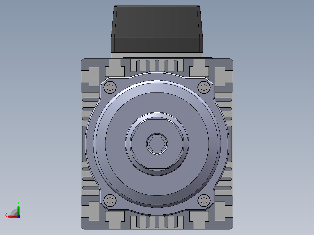 DS71D-CF30(中线盒) 精密锯切电机[DS71D-S03P3.00-SCF30]后视图