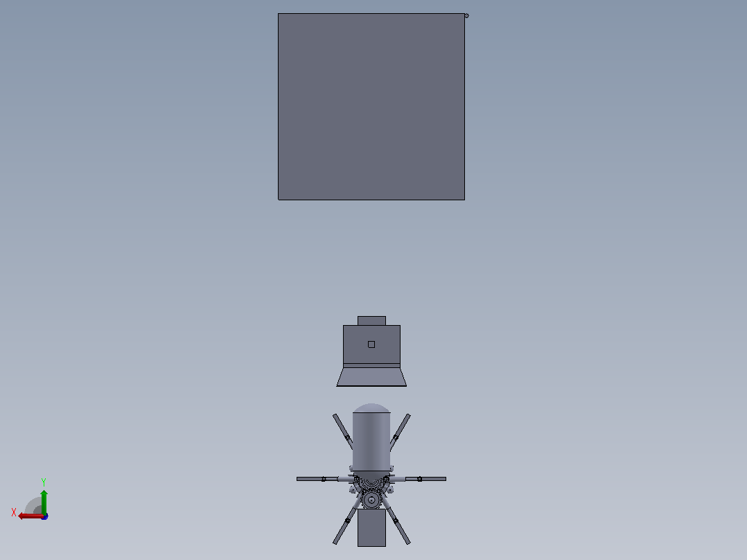 智能安全电力柜系统后视图