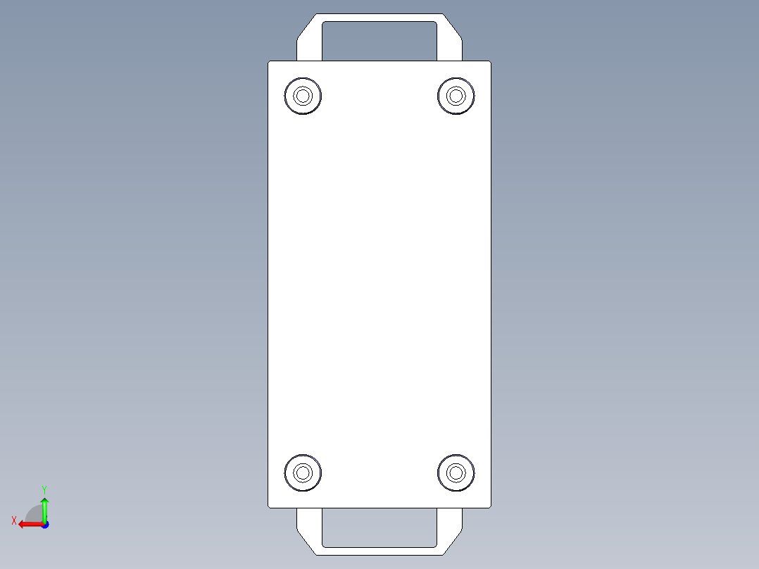 薄壁件冲压产品检测检具设计x_t后视图