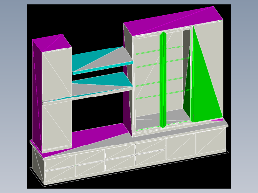 室内家具及植物三维模型十九-Y045