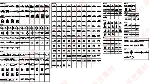 CAD图形库鱼鸟动物人物卡通图块1501款缩略图