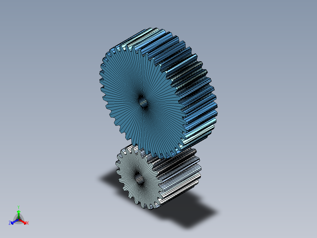 齿轮正等轴测图