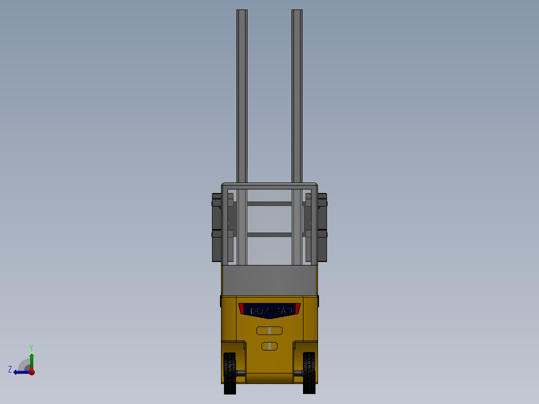 叉车SW2016含特征右视图