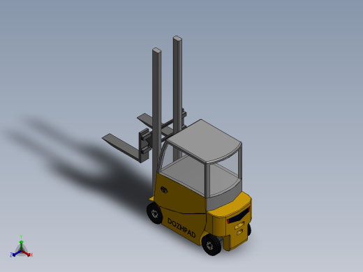 叉车SW2016含特征正等轴测缩略图