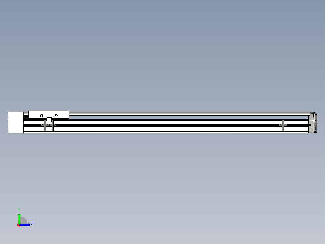 Toyo东佑达直线模组-ETH14-800-BR-200W左视图
