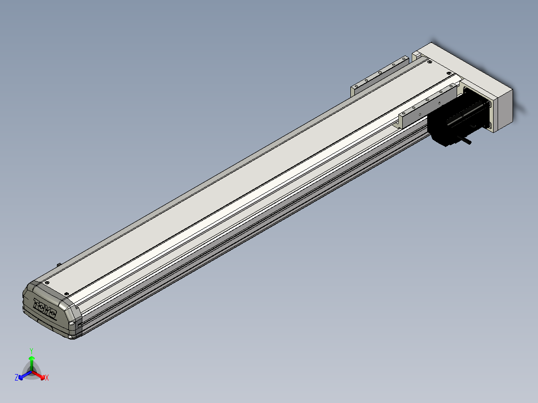 Toyo东佑达直线模组-ETH14-800-BR-200W正等轴测图