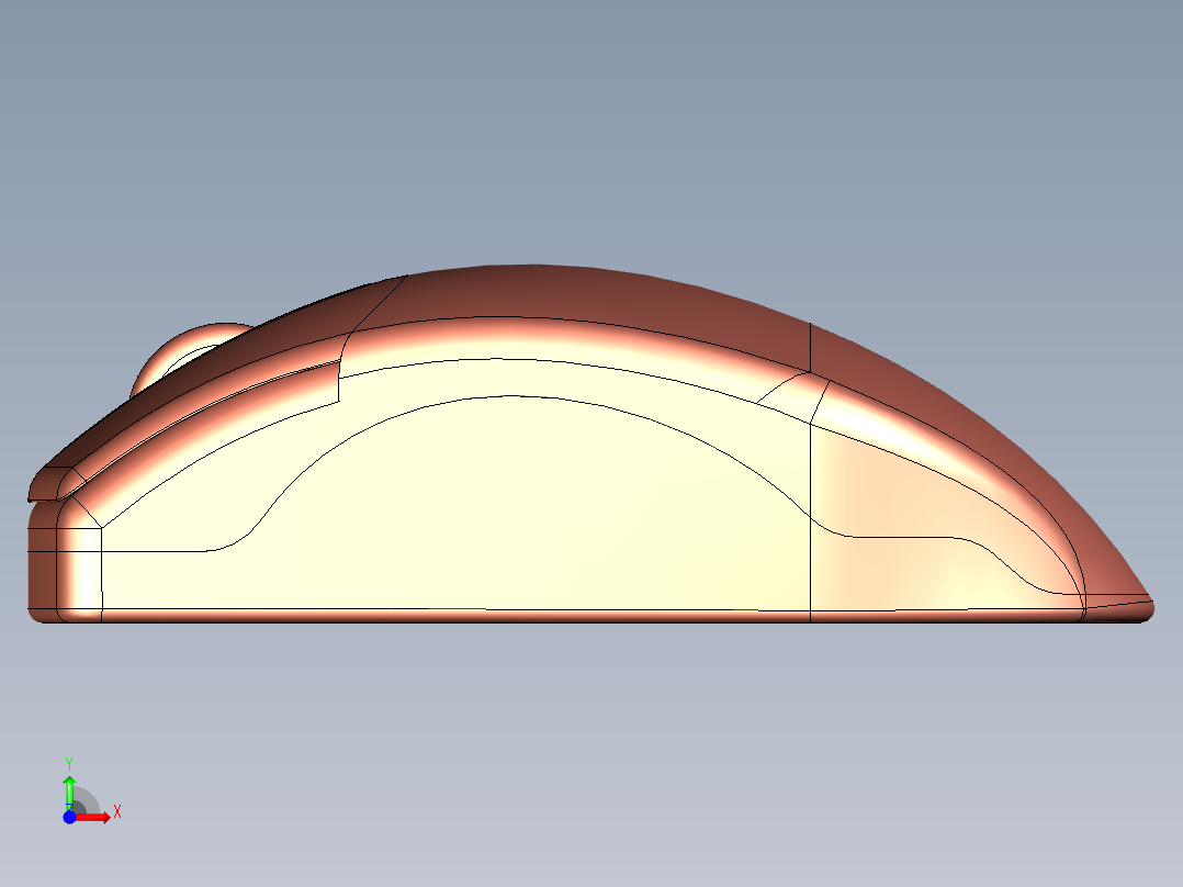 鼠标建模前视图