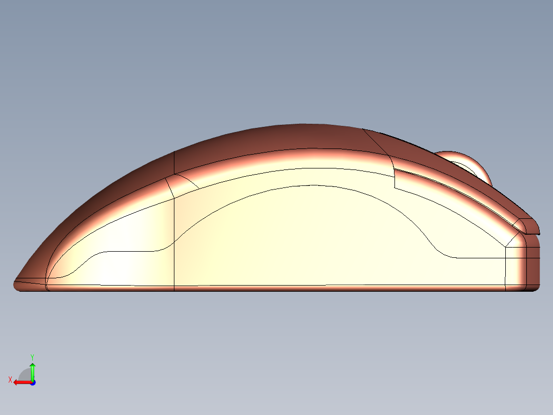 鼠标建模后视图