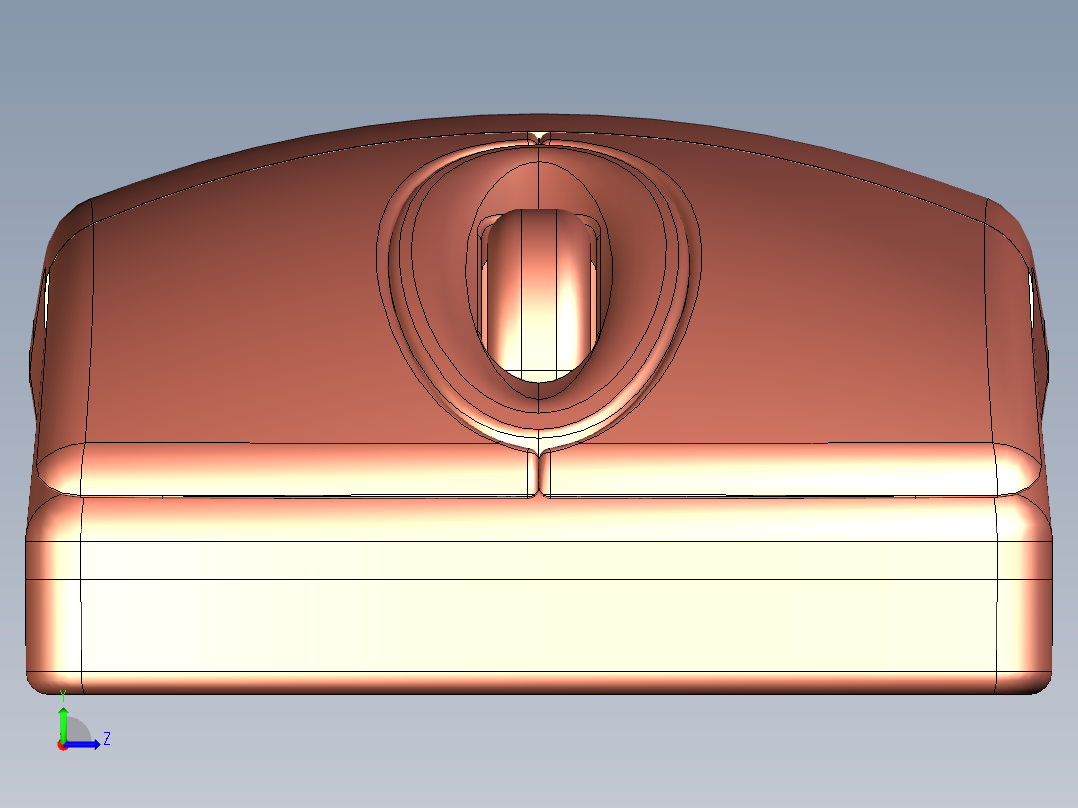 鼠标建模左视图