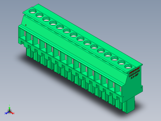 DEGSON 15EDG 系列 3.5mm 插拔式接线端子 FullPack-15EDGKB-3.5-15P-14-00AH