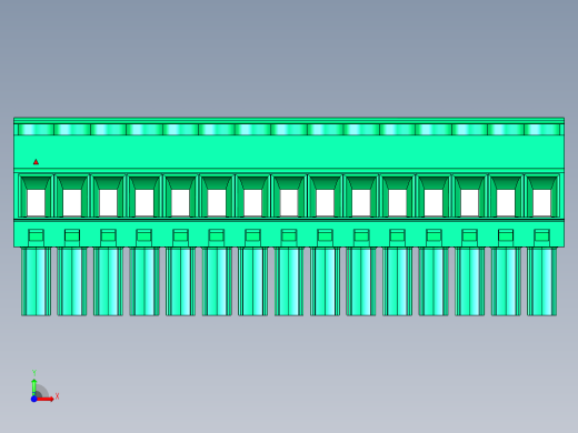 DEGSON 15EDG 系列 3.5mm 插拔式接线端子 FullPack-15EDGKB-3.5-15P-14-00AH前视缩略图