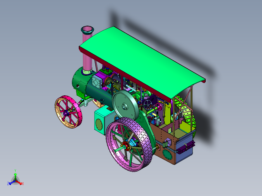 内燃机时代蒸汽动力的汽车