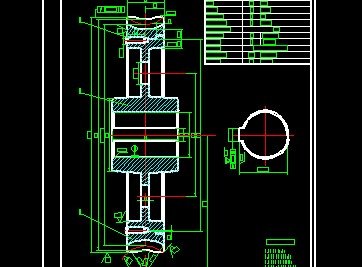 蜗轮蜗杆减速器全套CAD图纸 机械设计CAD图纸DWG图纸2D图纸缩略图