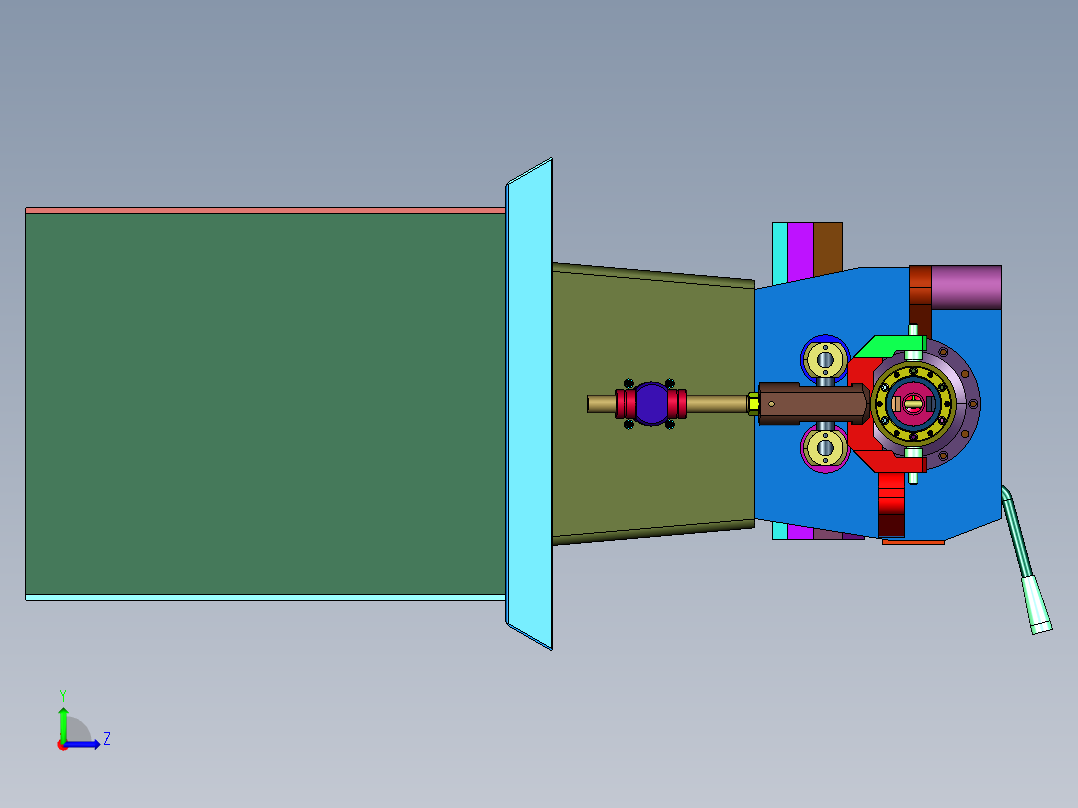 木工合金园锯片磨齿机左视图