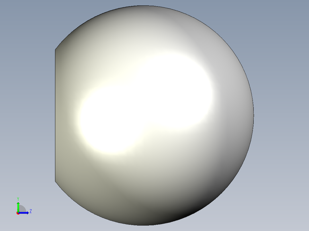 把手頭(不銹鋼)SB-SUS-3D多系列多零件图纸模型左视图