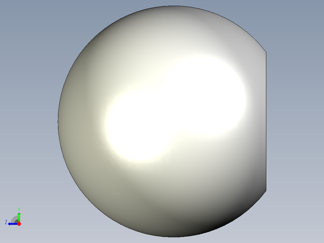把手頭(不銹鋼)SB-SUS-3D多系列多零件图纸模型右视图
