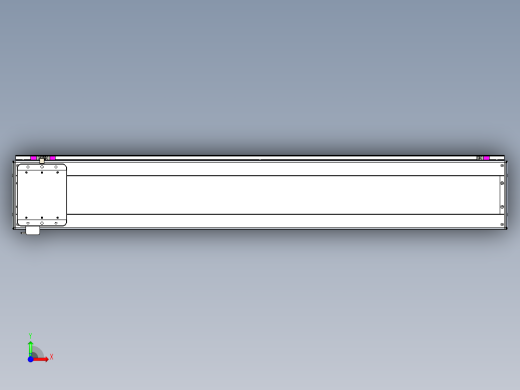 威洛博LC系列3d模型模组LC22H1Y-S1400前视缩略图