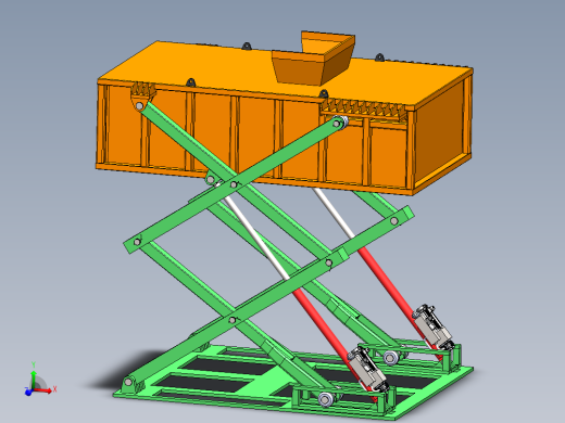 电静液作动器剪叉式液压升降平台