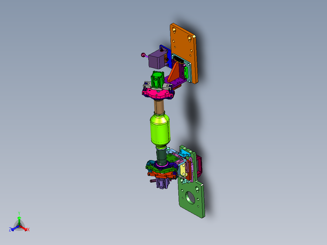 排气管自动焊接法兰工装