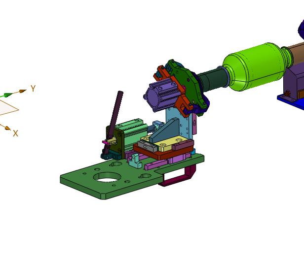 排气管自动焊接法兰工装
