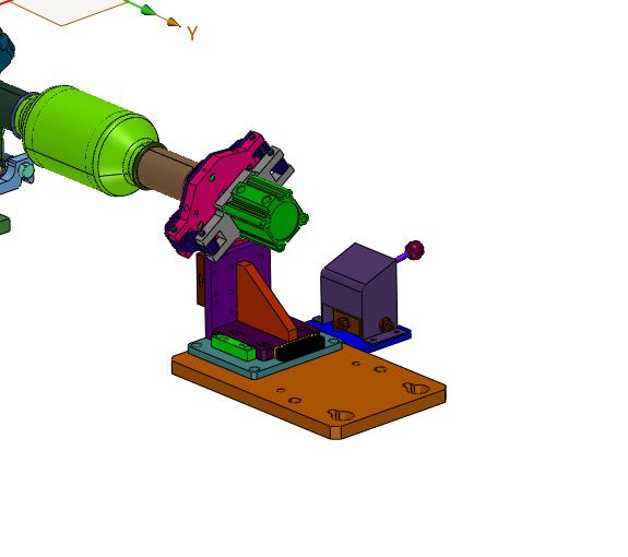 排气管自动焊接法兰工装