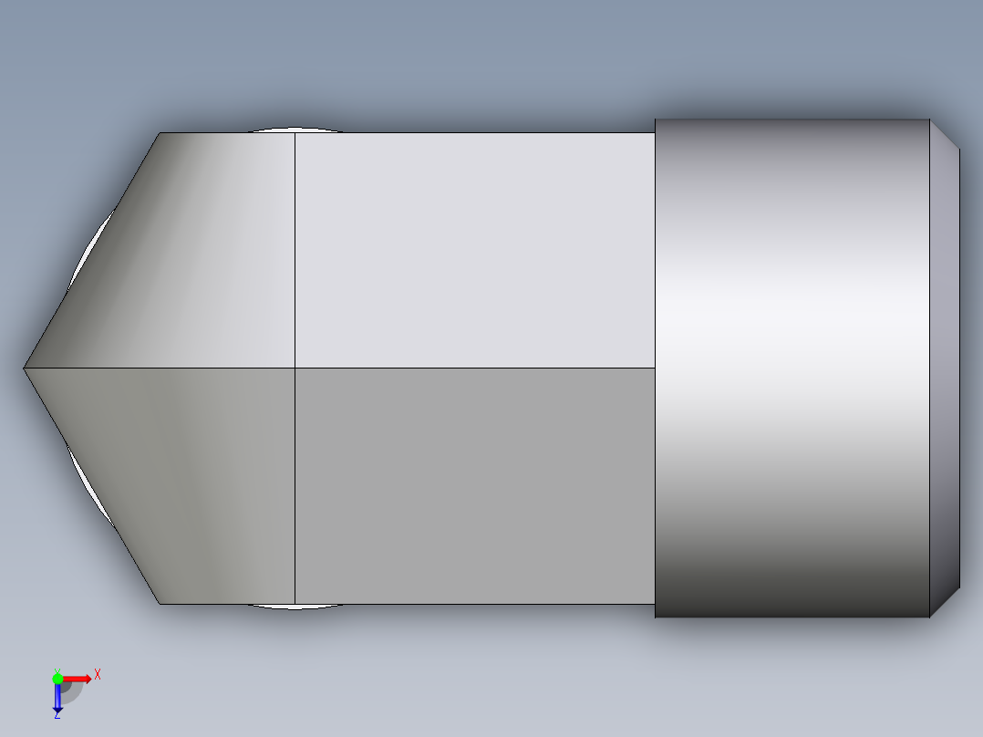 卡套式工业通用硬管接头EO_Male_stud_elbow_WE12LR71X俯视图