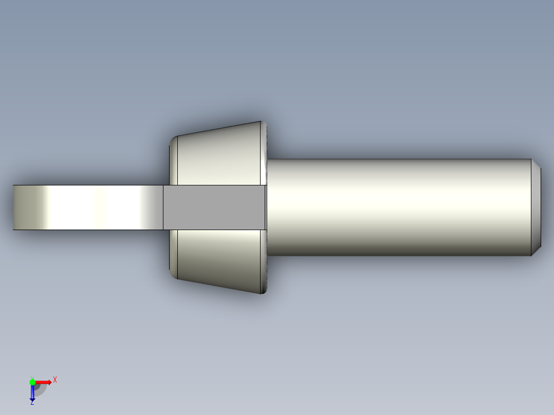带耳螺钉-DIN_316_Wing_screws_5x0.8x14-11.6-9_26_2.3_13_5.stp俯视图